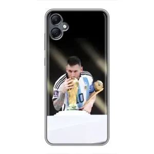 Чехлы Лео Месси Аргентина для Samsung Galaxy A05 (Кубок Мира)