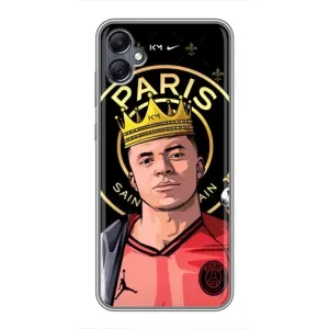 Чехол (TPU) с Футболистом на Samsung Galaxy A05 (Mbappe King)