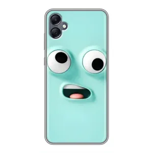 Силиконовые Чехлы (смешные стикеры) для Samsung Galaxy A05 (Забавное мятное лицо)