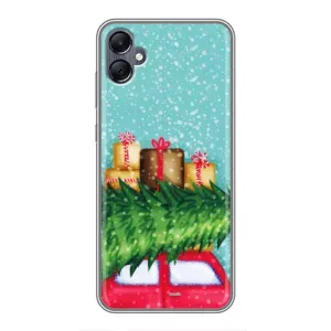 Чехол Новогодняя Елка на Samsung Galaxy A05 (Новогодние подарки)