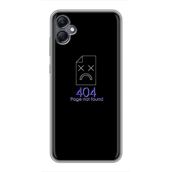 Чехол с рисунком «Ошибка 404» для Samsung Galaxy A05 Чехол с рисунком «Ошибка 404» для Samsung Galaxy A05