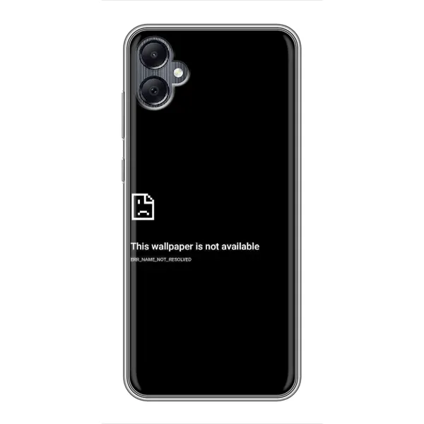 Чехол с рисунком «Ошибка» для Samsung Galaxy A05 Чехол с рисунком «Ошибка» для Samsung Galaxy A05