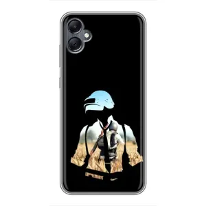 Силиконовый чехол с картинкой "Герой Pubg" на Samsung Galaxy A05 (Пубг мен)