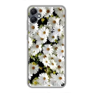 Чехол с ромашками на Samsung Galaxy A05 (Рамка в ромашках)