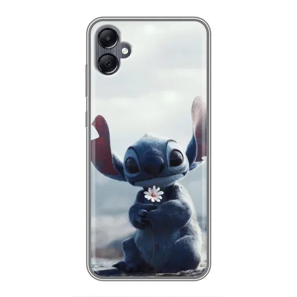 Чехол с рисунком «Стич с цветочком» для Samsung Galaxy A05 Чехол с рисунком «Стич с цветочком» для Samsung Galaxy A05