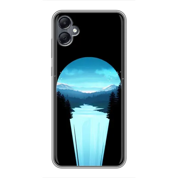 Чехол с рисунком «Синий Водопад» для Samsung Galaxy A05 Чехол с рисунком «Синий Водопад» для Samsung Galaxy A05