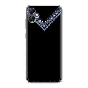 Силиконовый Чехол на Samsung Galaxy A05 (Воротник вышиванки)