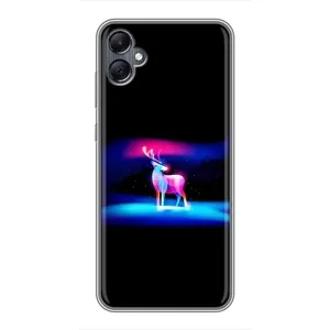Силиконовый бампер с картинкой животных для Samsung Galaxy A05 (Яркий олень)