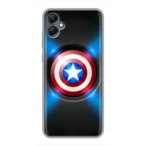 Чехол с Щитом Капитана Америки на Samsung Galaxy A05 (Яркий Щит Капитана)