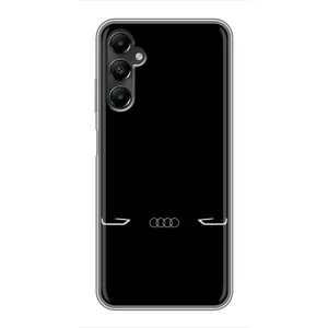 Силиконовый бампер с картинкой машины на Samsung Galaxy A05s (Силует Audi)
