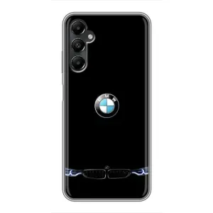 Силиконовый бампер с картинкой машины на Samsung Galaxy A05s (Черный BMW)