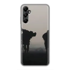 Чехлы на военную тематику для Samsung Galaxy A05s (Бой солдат)