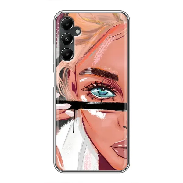 Чехол с рисунком «Девушка и ресницы» для Samsung Galaxy A05s Чехол с рисунком «Девушка и ресницы» для Samsung Galaxy A05s