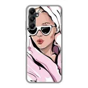Чехол с картинкой Модные Девчонки Samsung Galaxy A05s (Девушка в халате)