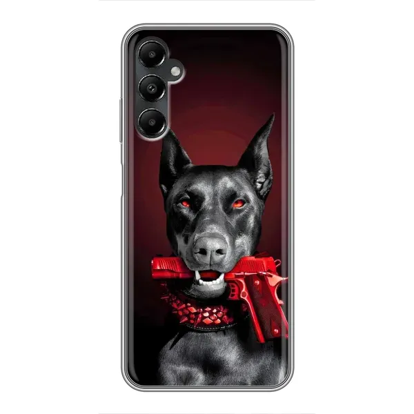 Чехол с рисунком «Доберман злой» для Samsung Galaxy A05s Чехол с рисунком «Доберман злой» для Samsung Galaxy A05s