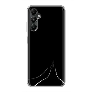 Чехол с картинками на черном фоне для Samsung Galaxy A05s (Дорога)