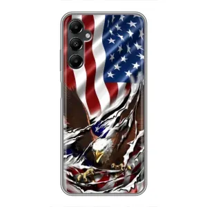 Чехол Флаг USA для Samsung Galaxy A05s (Флаг USA)