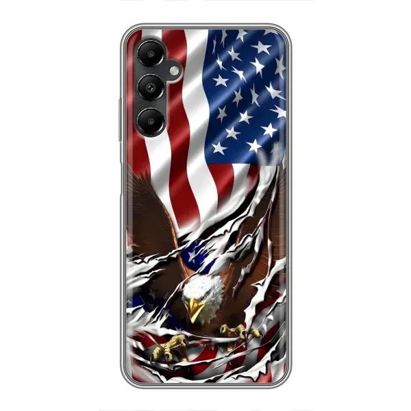 Чехол с рисунком «Флаг USA» для Samsung Galaxy A05s Чехол с рисунком «Флаг USA» для Samsung Galaxy A05s