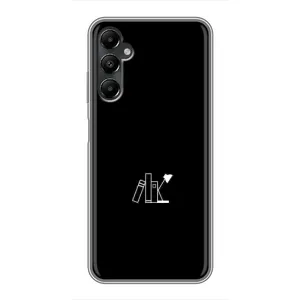 Чехол с картинками на черном фоне для Samsung Galaxy A05s (Книжки)