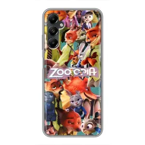 Силіконовий чохол з принтом Зоотрополіс для Samsung Galaxy A05s (Колаж героїв)