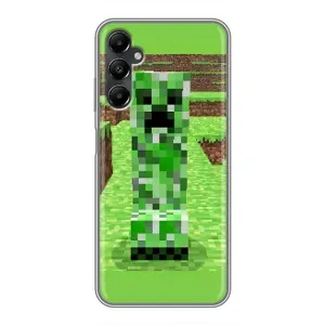 Чохли для Samsung Galaxy A05s (Персонажі МайнКрафт) (Кріпер 2)