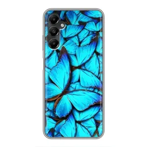 Силиконовый бампер с картинкой животных для Samsung Galaxy A05s (Крылья бабочек)
