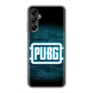 Чохол (TPU) з картинкою "Лого Пабг" на Самсунг А05с (Лого PUBG)