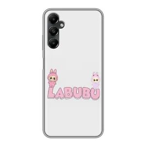 Чехол с принтом Лабубу для Samsung Galaxy A05s (Логотип Лабубу)
