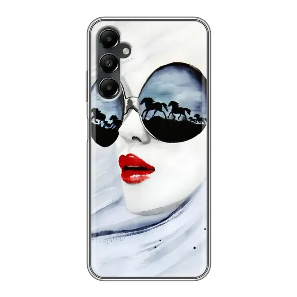 Чехол с рисунком «Любительница коней» для Samsung Galaxy A05s Чехол с рисунком «Любительница коней» для Samsung Galaxy A05s