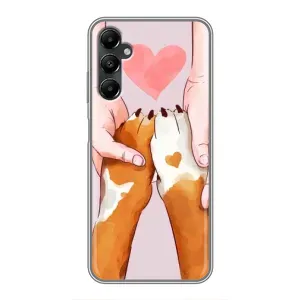 Чехол (ТПУ) Милые собачки для Samsung Galaxy A05s (Любовь к собакам)