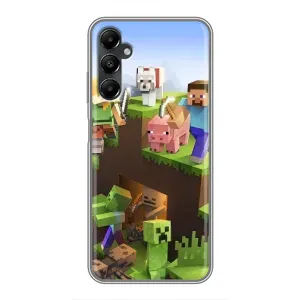 Чохли для Samsung Galaxy A05s (Персонажі МайнКрафт) (Майн-крафт)