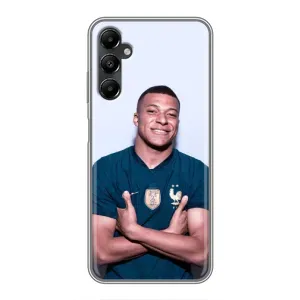 Чехол (TPU) с Футболистом на Samsung Galaxy A05s (Мбаппешичка)