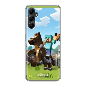 Чохли для Samsung Galaxy A05s (Персонажі МайнКрафт) (На коні)