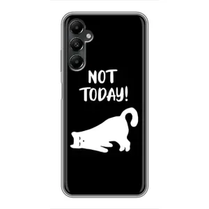 Бампер с изображением Котиков для Самсунг А05s (Not Today)