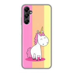 Чехол Unicorn на Samsung Galaxy A05s (Радужный Единорог)