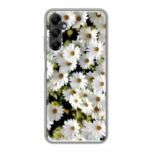 Чехол с ромашками на Samsung Galaxy A05s (Рамка в ромашках)