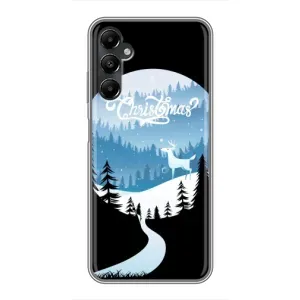 Силіконовий бампер на різдво для Samsung Galaxy A05s (Різдвяний Олень)