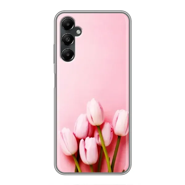 Чехол с рисунком «Розовые тюльпаны» для Samsung Galaxy A05s Чехол с рисунком «Розовые тюльпаны» для Samsung Galaxy A05s