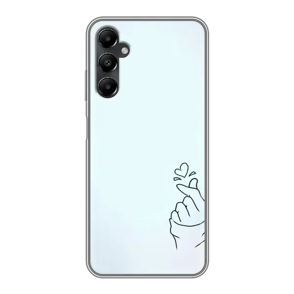 Чехол с рисунком «Сердце на голубом» для Samsung Galaxy A05s Чехол с рисунком «Сердце на голубом» для Samsung Galaxy A05s
