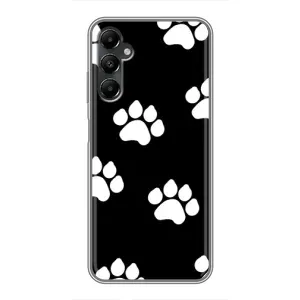 Бампер для Samsung Galaxy A05s с картинкой "Песики" (Следы собак)