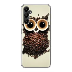 Чехлы с принтом СОВЫ для Samsung Galaxy A05s (Сова с зерен кофе)