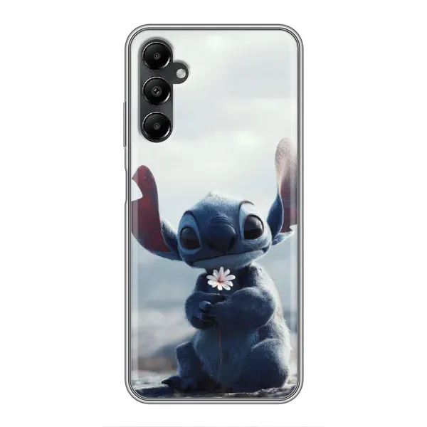Чохол з малюнком «Стіч з квіткою» для Samsung Galaxy A05s Чохол з малюнком «Стіч з квіткою» для Samsung Galaxy A05s