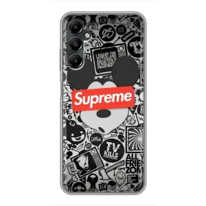 Чехол с Брендами одежды на Самсунг А05s (Supreme Маус)