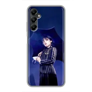 Чохол з картинкою Венсдей на Samsung Galaxy A05s (Венсдей з парасолькою)