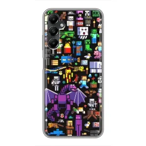Чохол майнкрафт для Samsung Galaxy A05s (Усі персонажі)