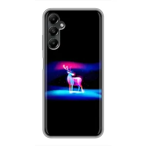 Силиконовый бампер с картинкой животных для Samsung Galaxy A05s (Яркий олень)