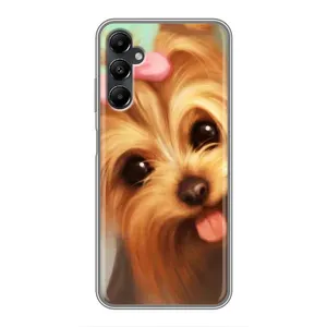 Чехол (ТПУ) Милые собачки для Samsung Galaxy A05s (Йоршенский терьер)