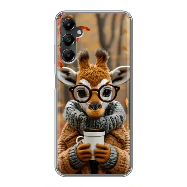 Чехол с рисунком «Жираф с кофе» для Samsung Galaxy A05s Чехол с рисунком «Жираф с кофе» для Samsung Galaxy A05s