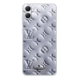 Текстурный Чехол Louis Vuitton для Гелекси А06 (Белый ЛВ)