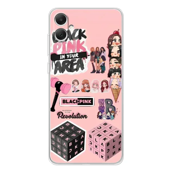 Чехол с рисунком «BLACK PINK коллаж» для Samsung Galaxy A06 Чехол с рисунком «BLACK PINK коллаж» для Samsung Galaxy A06